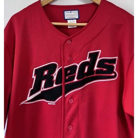 Vintage Cincinnati Reds Jersey Adult Size Medium MLB Stitched Embroidered Logo - Picture 4 of 11